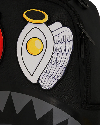 Split Saint Velcro Removable 6 Eyes Shark Backpack