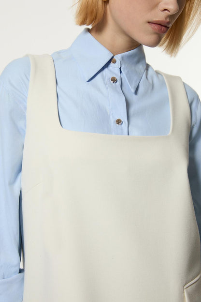 Compact Stretch Essential Tailored Pocket Mini Dress