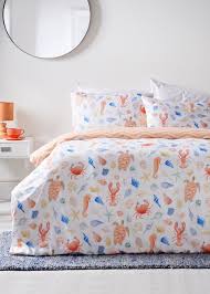 Shells Print Duvet Set