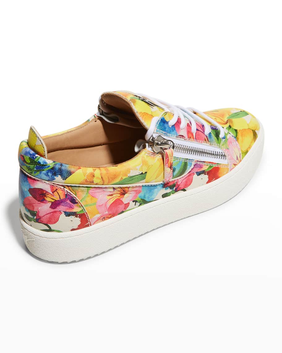 Nacy Floral Print Sneakers