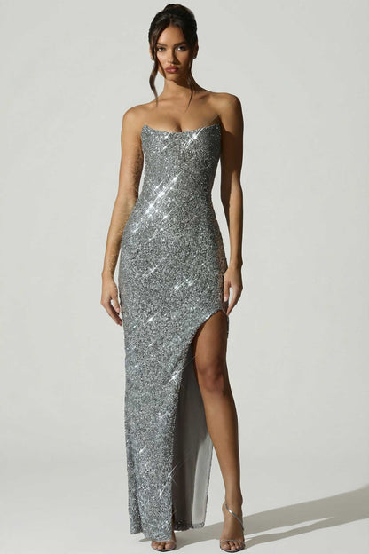 Embellished Corset Gown