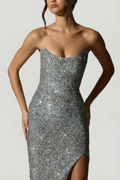 Embellished Corset Gown